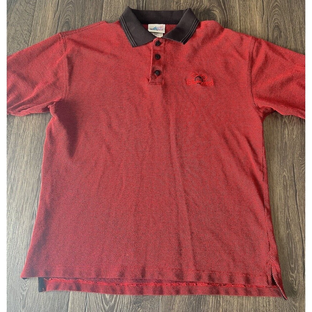Disneyland Polo Shirt Men’s Size M Short Sleeve Preppy Vintage Mickey Mouse